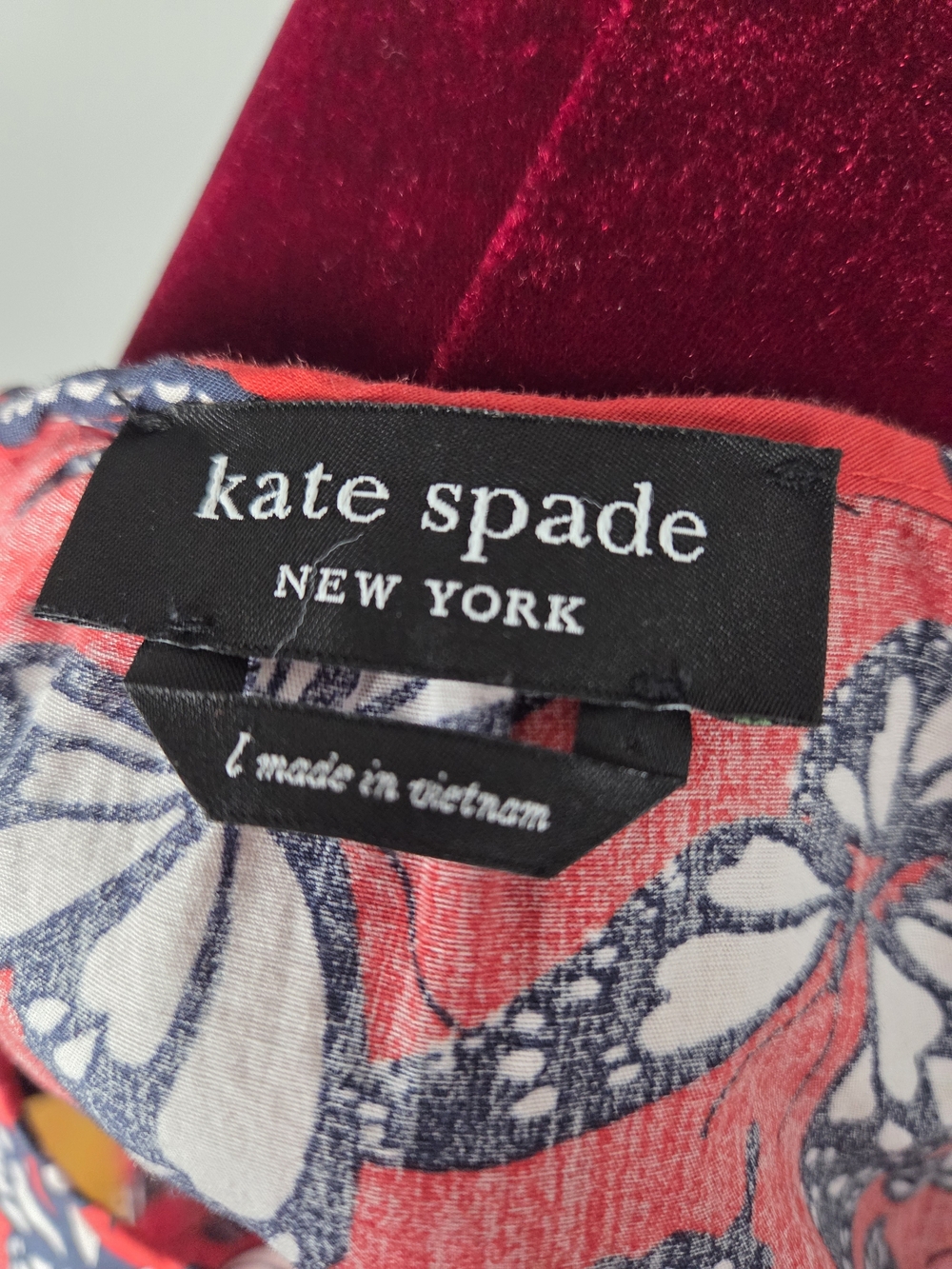Kate Spade Butterfly Print Blake Dress (Size L) - Picture 2 of 12